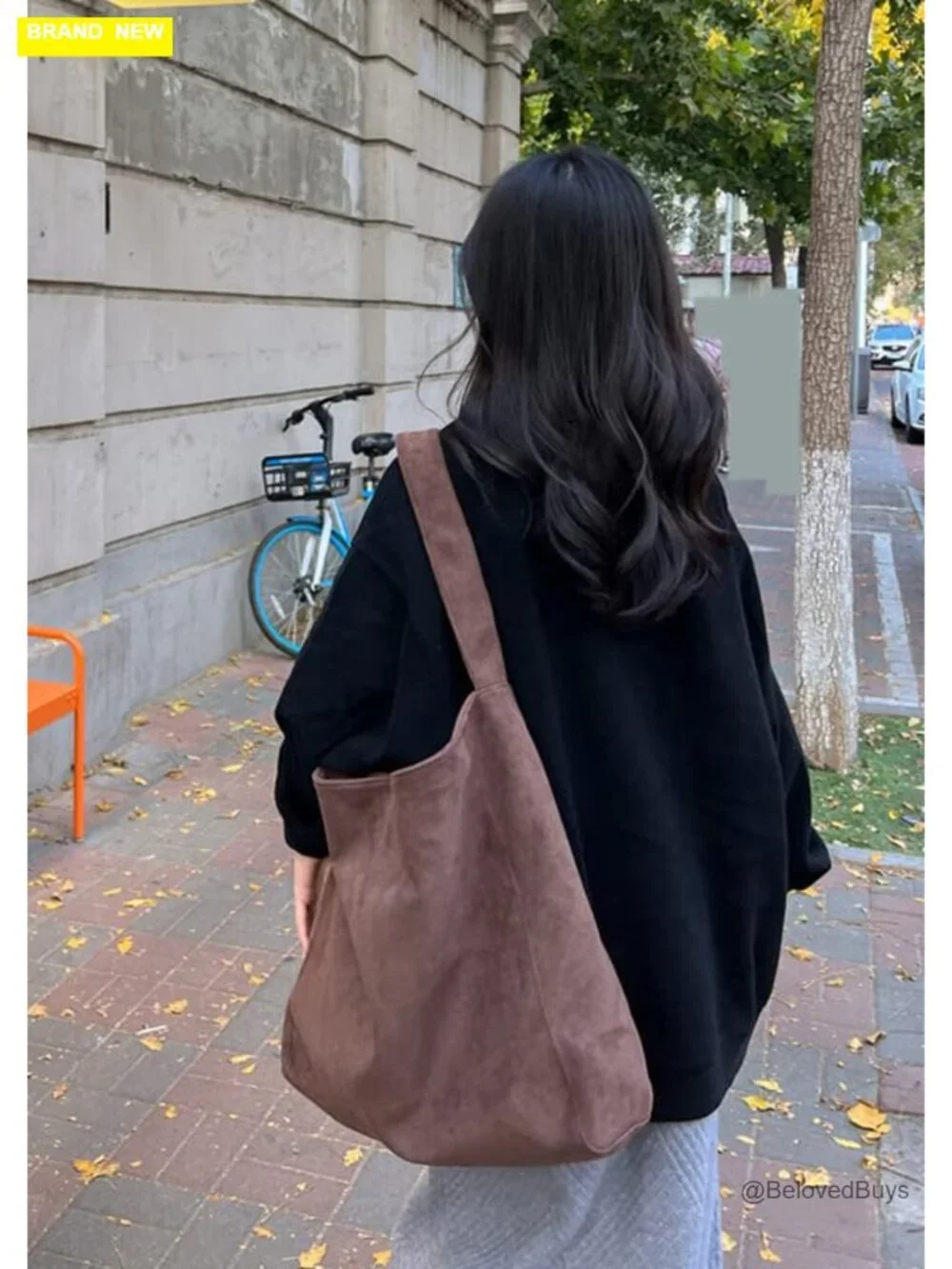 Vintage Hobo Tote Bag PU Leather Shoulder Handbag Travel Carryall